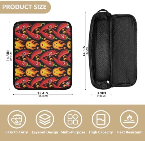 Yuiboo Hair Curler Storage Bag with Heat Resistant Mat - Image 4