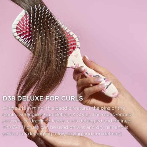 Denman Power Paddle Hair Brush for Quick and Convenient Detangling, Blow Drying and Styling - Combination of D3 Styling Pens & Paddle Brush - For Men and Women P038 - Image 3