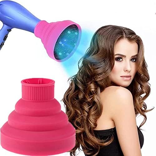 Hair Diffuser Attachment for Hair Dryer, Collapsible Curly Hair Diffuser - Image 7