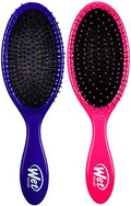 Wet Brush Original Detangler Hair Brush - Pink and Blue (Pack of 2) - Exclusive Ultra-soft IntelliFlex Bristles - Glide Through Tangles With Ease For All Hair Types - For Women, Men, Wet And Dry Hair by WetBrush