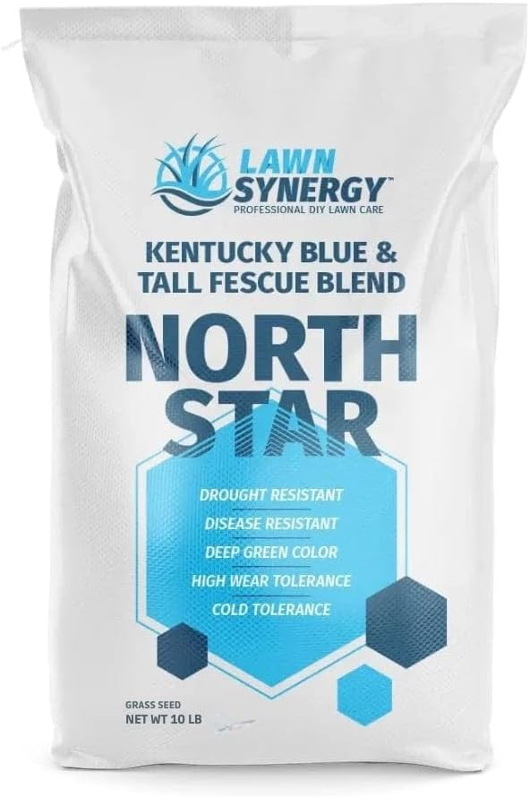 Lawn Synergy North Star Kentucky Bluegrass and Tall Fescue Seed, 10 lbs by LawnSynergy