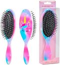 Kids Hair Brush Girls, Toddler Wet Dry Detangling Hair Brush for Curly Thick Hair Pain-Free Comb Girls Kids Women Unicorn Mermaid by OlyPegic