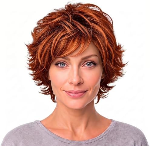 Raquel Welch Women's All-Over-Layers Short Red Wig, VOLTAGE by Unknown