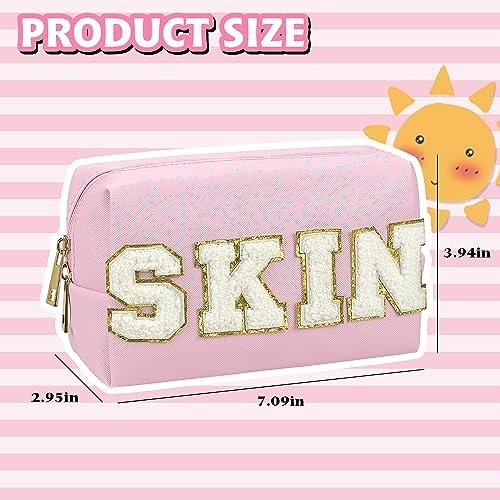 Skincare Bag, Preppy Stuff Travel Toiletry Makeup Bag for Girl Women - Image 2