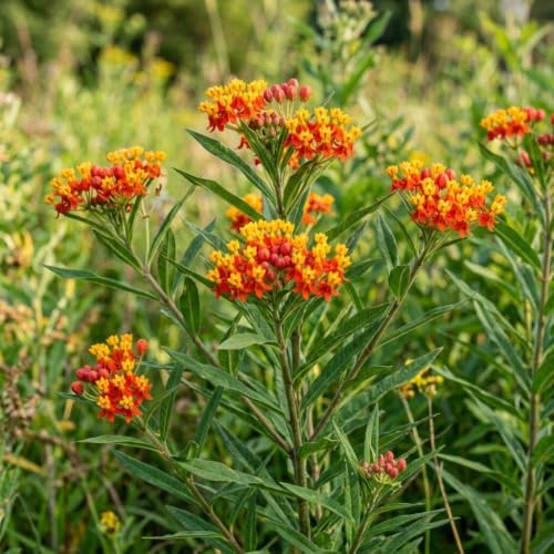 2 Mixed Milkweed Live Plants 4-7 Inches, Asclepias Butterfly Milkweeds - Image 3