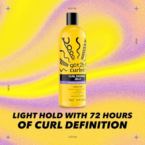 got2b Curled Defining Jelly, Curl Gel for Wavy to Coily Hair - Image 3