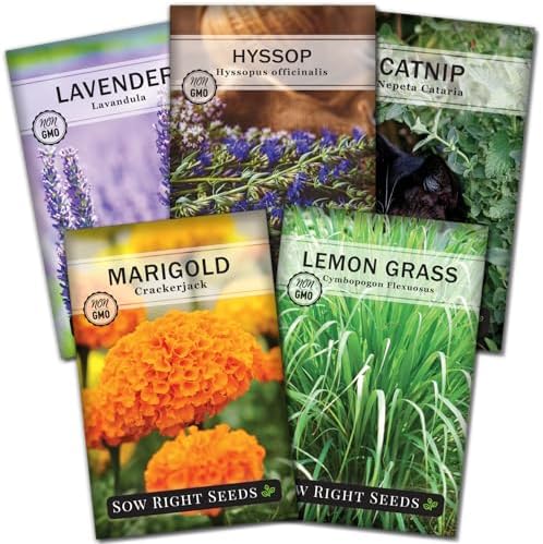 Sow Right Seeds - Insect & Pest Repellent Seed Collection for Planting by SowRightSeeds