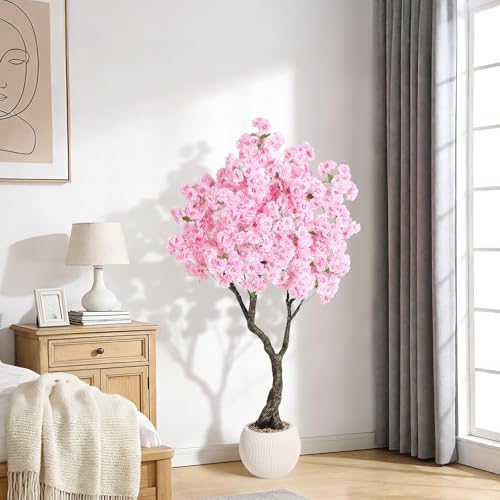 7FT Tall Artificial Cherry Blossom Tree - Image 7