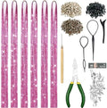 Hair Tinsel Kit With Tool Fairy Glitter Tinsel Hair Extensions for Girls by YUUYEEHAIR