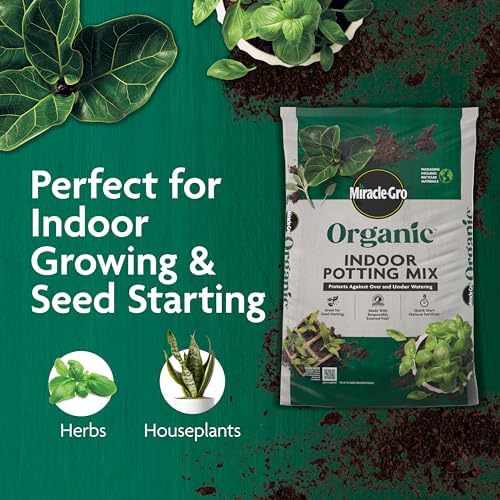 Miracle-Gro Organic Indoor Potting Mix, 8 qt. - Image 3