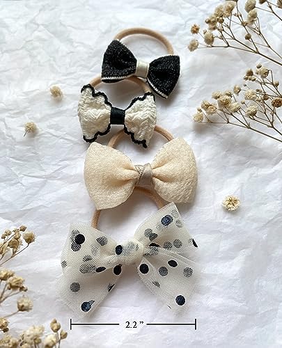 Cherssy Baby Girl Hair Ties with Flowers, 28pcs Toddler Hair Bow Ties - Image 5
