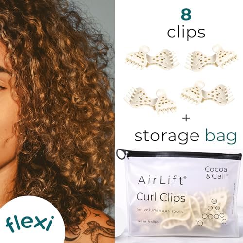 8-Pack Root Lifting Hair Clips - Volumizing Curl Clip Set - Image 6