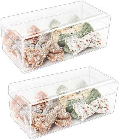 JessLab Hair Accessories Organizer for Girls Bows, Hair Clip, 1 Compartment by JessLab