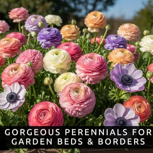 Pastel Ranunculus & Anemone Flower Bulb Mix – 50 Premium Bulbs for Planting | Romantic Light Colors | Easy to Grow Perennials for Garden Beds, Pots & Borders - Image 4