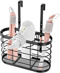 Hair dryer holder cabinet door 3 in 1 Hair tool organizer wall mount by Aolldy
