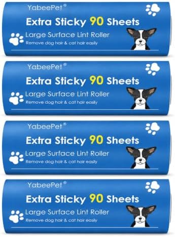 4 Lint Roller Refills by Yabeepet