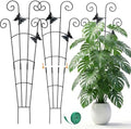 Monstera Plant Support - 32.6 Inch Tall Trellis with 2 Pack Plant Stakes for Your Large Climbing Monstera Deliciosa | Indoor Plant Climbing Frame for Potted Growth by LLCJYYCY