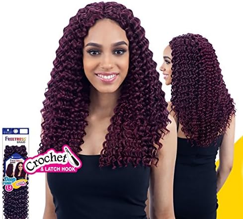 Freetress Braids DEEP TWIST 14" (4 Medium Brown) - Synthetic Hair Crochet Braid by FREETRESS+BRAIDS