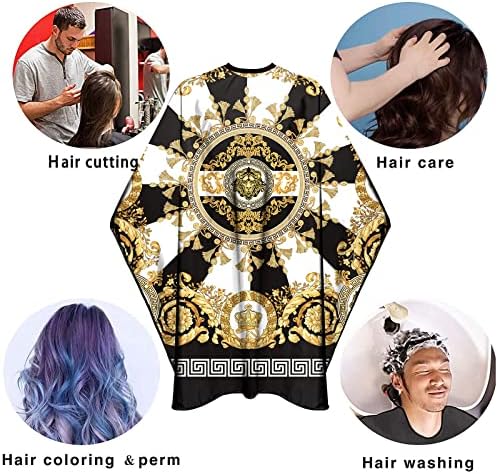 Barber Capes for Men Hair Cutting Salon Capes with Snaps Hairdresser Gown Stylist Cape- 63”× 56” - Image 6