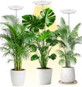 Plant Grow Light,LED Growing Light Full Spectrum for Indoor Plants,Aluminum Black Plant Lights,Height Adjustable, Automatic Timer, 5V Low Safe Voltage by YadokerOffical
