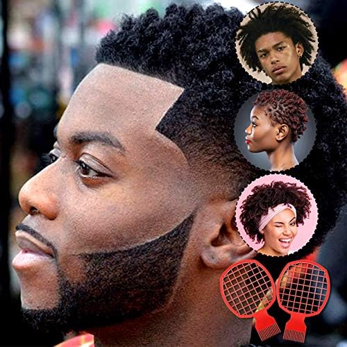 2 Pieces Twist and Curl Brush Tool for Natural Coils, Afro Hair, and Twist Hair (Red) - Image 4
