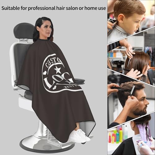 Custom Barber Cape Customized Haircut Capes Logo Text Photo Salon Hairdressing Apron for Home and Barbershop - Image 7