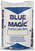 Burlingham Seeds Blue Magic Overseed Mix | 70percent Kentucky Bluegrass 30percent Perennial Ryegrass | Blue TAG Certified Grass Seed (50 lbs (20,000 sq ft)), Brown by Pendelton+Turf+Supply