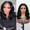 FASHION PLUS Body Wave Full Lace Wigs Human Hair 16 Inch by FASHIONPLUS