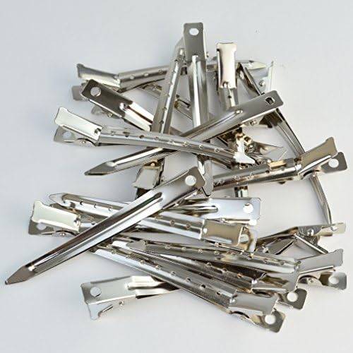 Bantoye 24 Packs Duck Bill Clips 3.35 Inch Metal Alligator Clip, Silver - Image 6