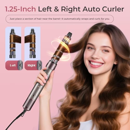 Vincofy 7 in1 Hair Styler Dryer Brush Set,1500W Hair Styler with Travel Bag - Image 6