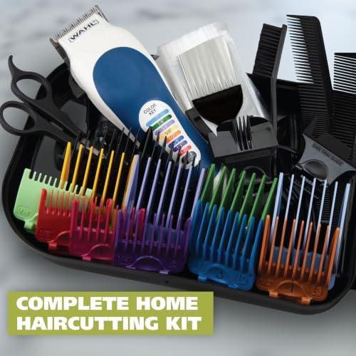 Wahl Clipper USA Color Pro Corded Haircutting Kit with Color Guide Combs - Image 2