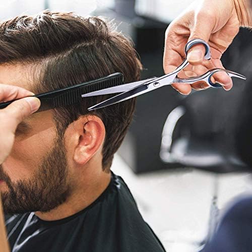 Professional Home Hair Cutting Kit Home Haircutting Scissors Barber Salon Home Thinning Shears Kit with Comb and Case for Men Women - Image 6