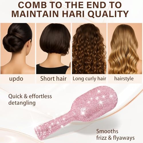 Special Detangling Brush for Women, Wet Use for All Hair Types, Great Gift for Girls - Image 5