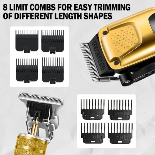 3-in-1 Cordless Hair Clippers for Men, Beard Trimmer & Foil Shaver - Image 5