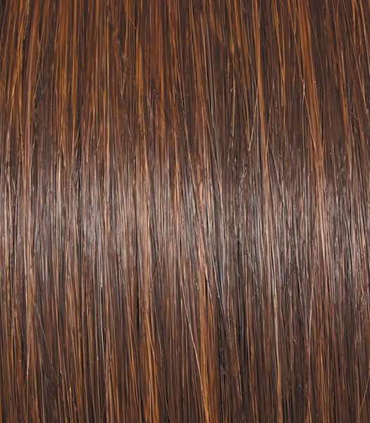 Raquel Welch Fierce And Focused Hand Tied Short Bob Wig by Hairuwear, Average Size Cap, RL5/27 Ginger Brown - Image 2