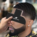 Enhancement Card for Barbers with Measurement Indicators, Reusable Barber Line up Tool and Color Spray Edge Hairline Shaping Tool (Black, One-Size) by Unknown
