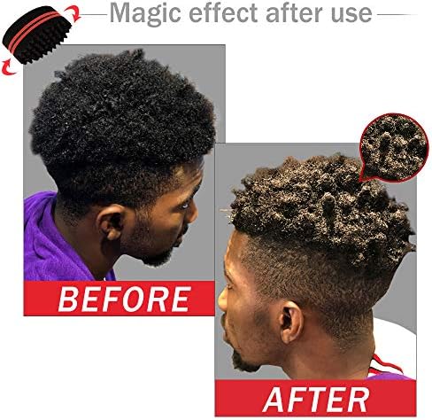 Magic Barber Sponge Twist Brush Hair For Wave,Dreadlock,Coils,Afro Curl As Hairs Care Tool 2.8 IN Hole Diameter Suitable For Curly Hair (1 PCS) - Image 2