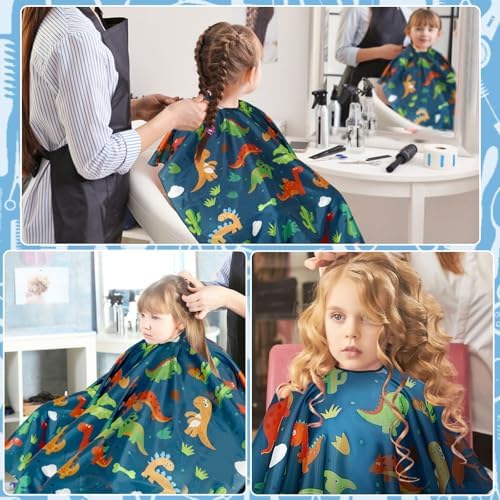 FEBSNOW Kids Haircut Cape, Professional Barber Cape for Children - Image 7