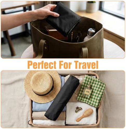 Amabro Heat-Resistant Travel Curling Iron Storage Bag Organizer Case Pouch - Image 5