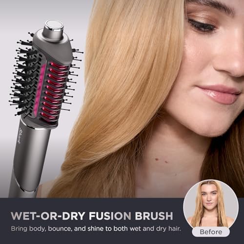 Shark FlexFusion Ceramic Air Styler, Straightener, Metallic Mist, HD651S - Image 3