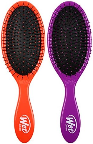 Wet Brush 2 Piece Original Detangler, Purple and Orange by WetBrush
