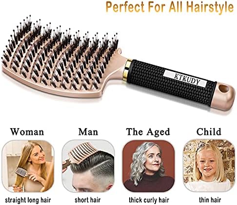 2 Pack Detangling Brushes for Women & Kids, Wet & Dry Hair, All Hair Types - Image 5