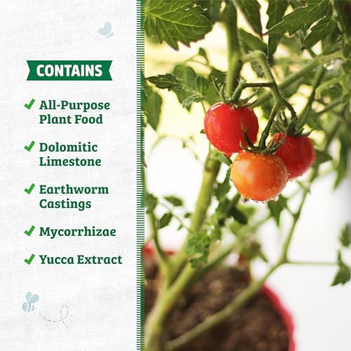 Back to the Roots All-Purpose Potting Mix 6 Quarts (Best Value), 100% Organic & USA Made for Herbs, Veggies, Flowers, w/Nutrient Rich Plant Food, Worm-Castings, & Moisture Controlling Yucca, 2 Packs - Image 4
