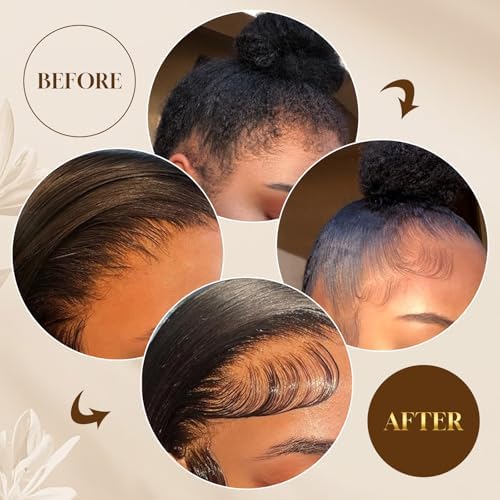 Edge Control Gel for Women Strong Hold Hair Braiding Gel Firm Hold, Hair Styling Wax Natural Edge Lock & Fixer for Women & Men Non-Greasy No Flaking (Edge Control Gel 4.2 Oz) - Image 5