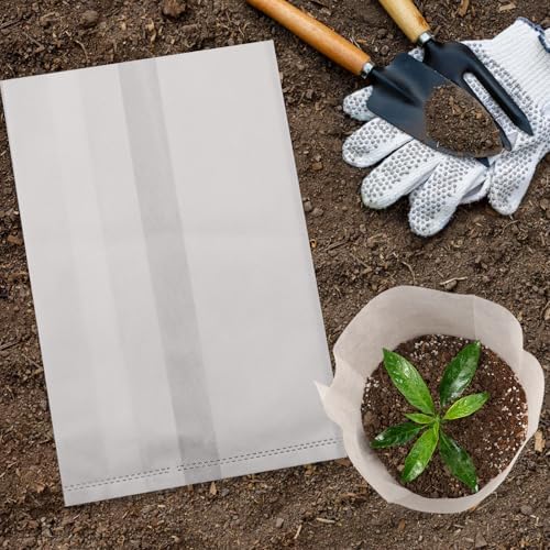 Fabric Grow Bags - 15x18.9 inches Breathable Seed Starter Plant Grow Bags for Seedling Pots, Nursery Pots for Plants, 40pcs - Image 2
