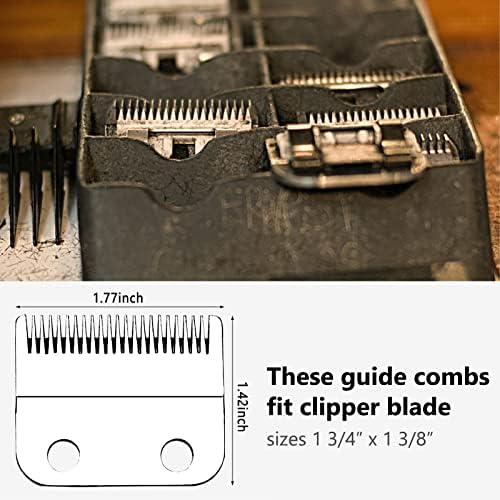 Mega Hair Clipper Guards, 8pcs Gray, Fits Most Wahl Full Size Hair Clippers (3 Inch 8pcs) - Image 5