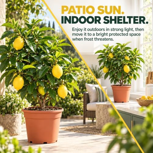 Eureka Lemon Tree Live Plant, Grafted Lemon Plant for Indoor Outdoor - Image 5