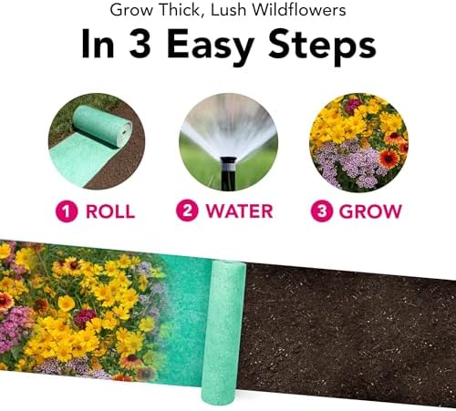 Growtrax Pollinator Wildflower & Sunflower Seed Mix - 40 Sq Ft - Image 3