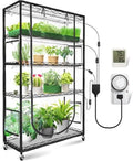 JESLED Indoor Greenhouse with Grow Light, 35.4x13.8x70IN by JESLED