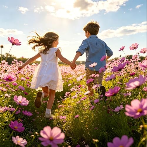 LUOJIBIE Cosmos Seeds, 8500+ Mixed Colors Cosmos Seeds for 2026, High Germination Non-GMO Cosmos Flower Seeds for Planting, Wildflower Seeds for Planting Indoor Outdoor, Open Pollinated - Image 7